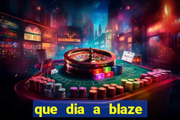 que dia a blaze paga o cashback